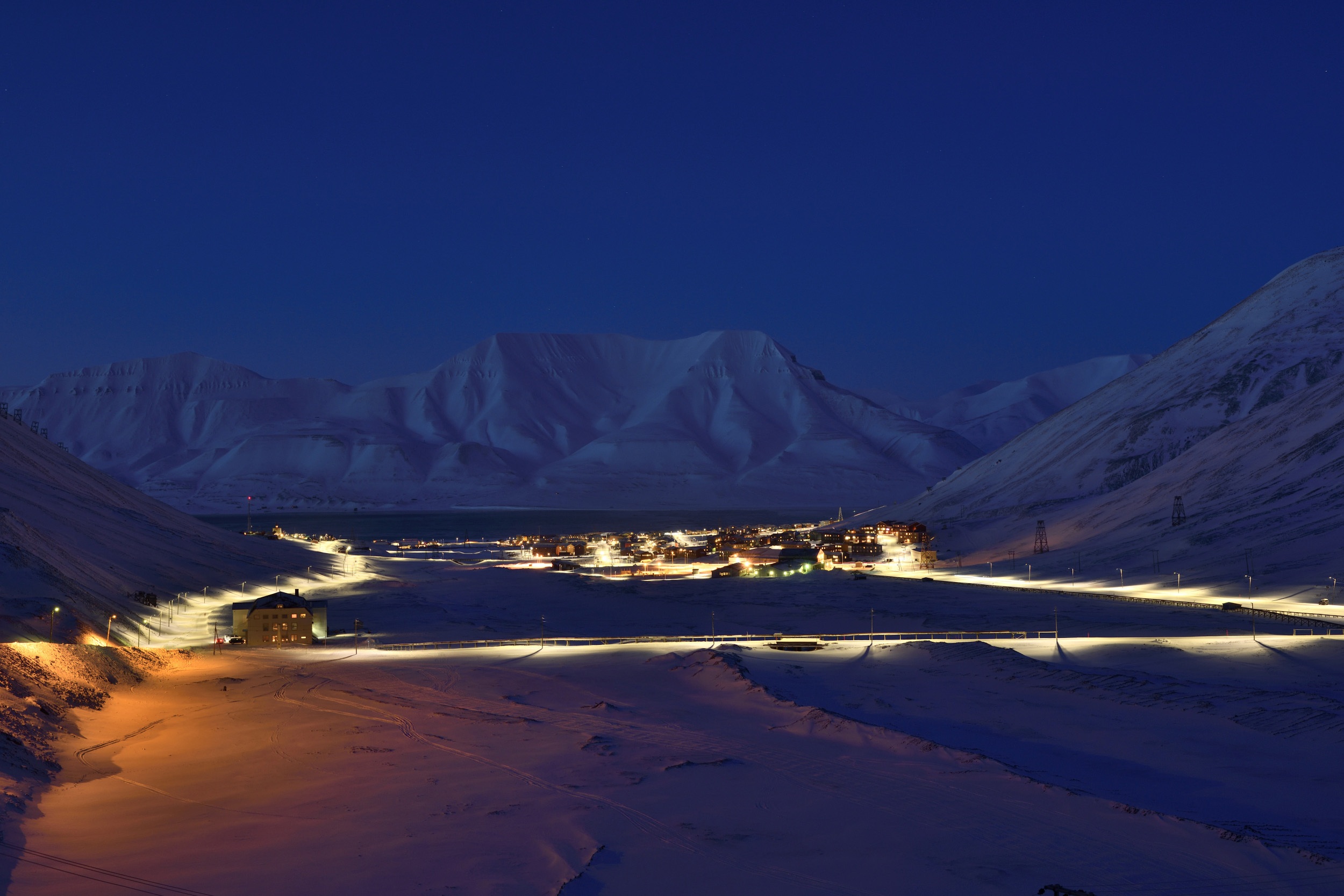 Mørketid i Longyearbyen